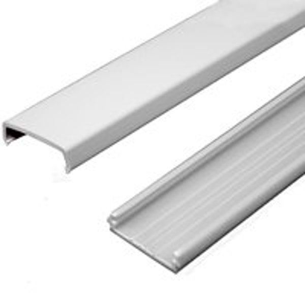 Wiremold Company NMW1 Non-Metallic Wire Molding 5 Ft 1-5/16 In x 7/16 In Ivory