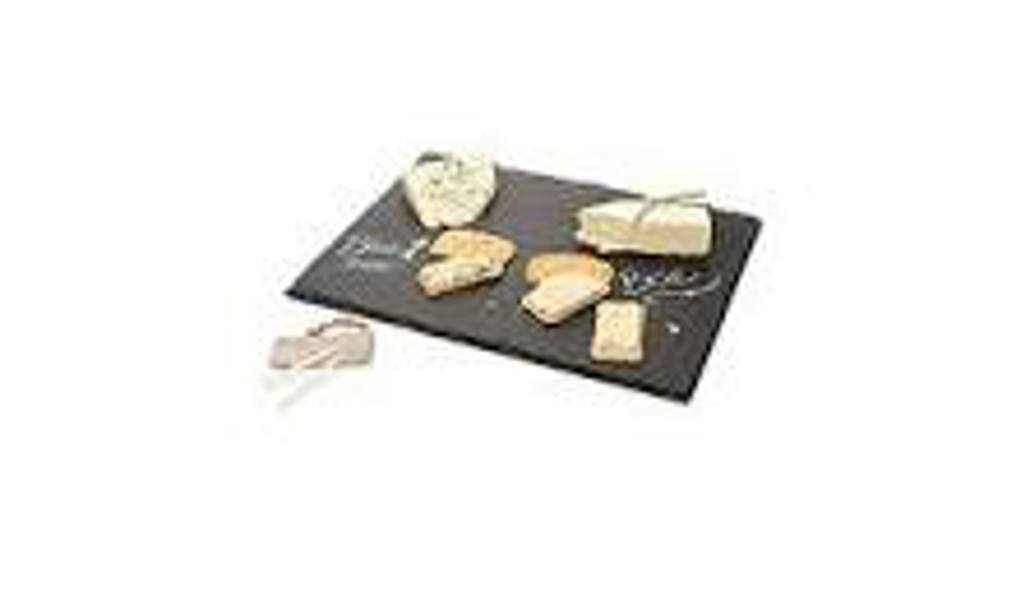 BOSKA 35-90-01 Cheese Board 13 x 9 Slate Gray Durable Easy to Clean