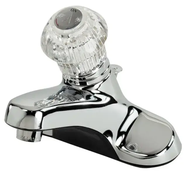 B&K FAUCETS Lavatory Faucet Single Acrylic Hand Lever