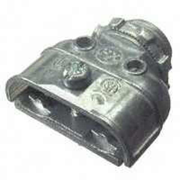 HALEX COMPANY 15803B/F05043 Indoor Duplex Connector 3/8 In