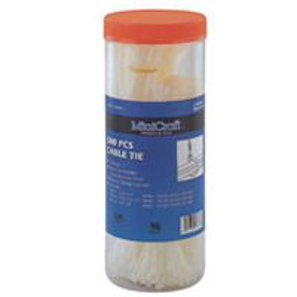 Mintcraft BP-500 Nylon Cable Tie Canister 500 Piece
