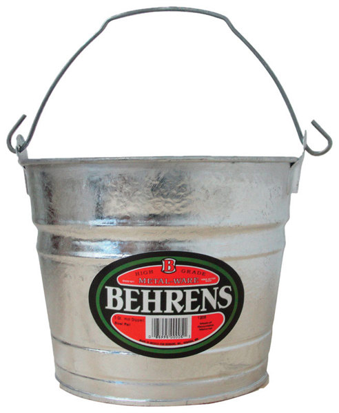 Behrens Manufacturing Bucket 5 Qt Metal Steel