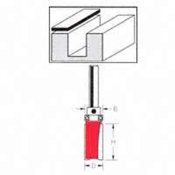 Diablo 50-102 Bearing Top Flush Bit 2 Cutter Carbide