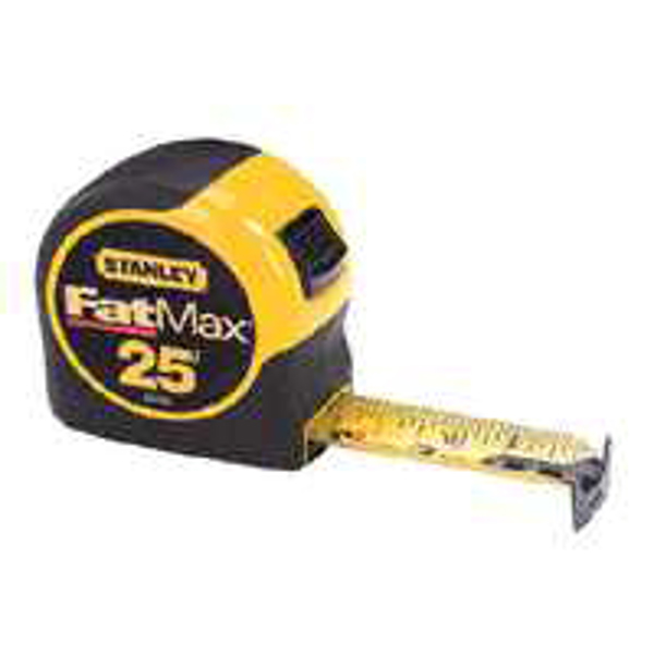 STANLEY TOOLS 33-725 Tape Measure 25 Ft Black Yellow Case