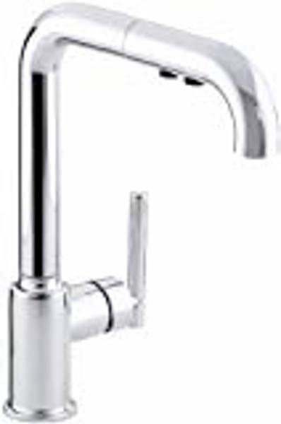 Kohler 7505-CP Pullout Spray Kitchen Faucet Polished Chrome