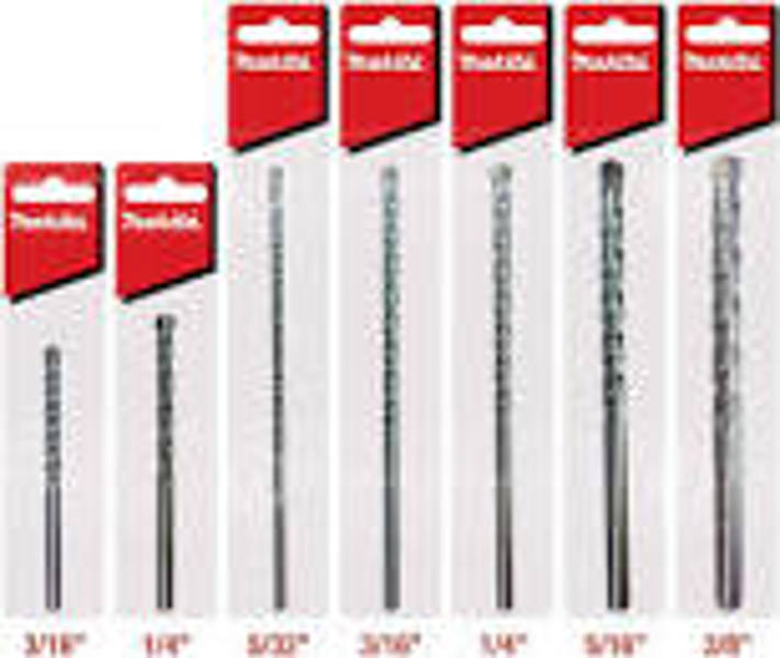 Makita Tools HP1640X Hammer Drill 5/8 In with Drill Bit Set
