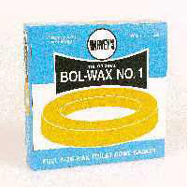 Harvey's 007005-48 Wax Ring No Flange 3/4 In Waste Line Brown