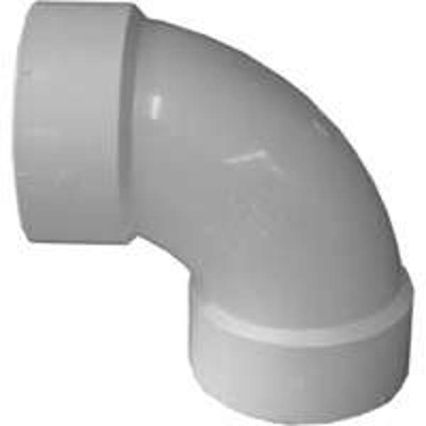 IPEX USA LLC-CANPLAS 72830 PVC 3 In 90 Deg Sanitary Elbow Schedule 40 DWV