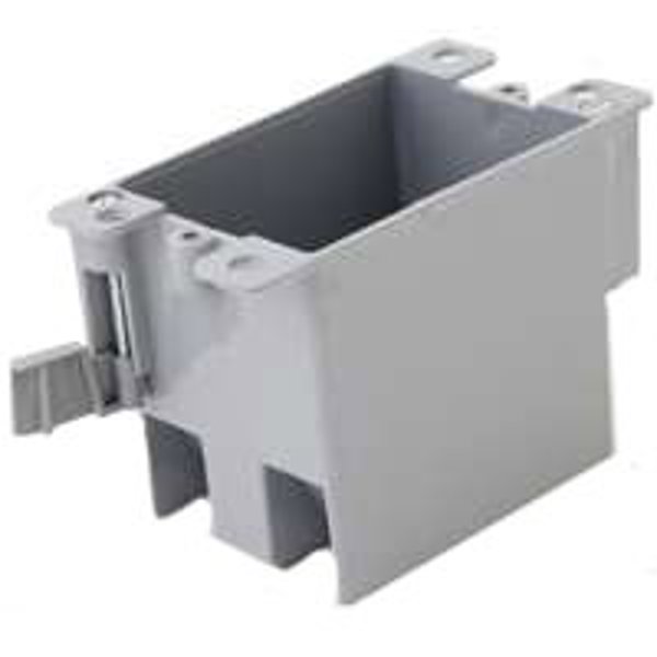 BELL WEATHERPROOF 7887RAC Non Metal Flush Mounting 1-Gang Electrical Box PVC Gray