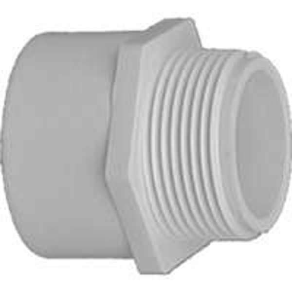 Genova Products 30415 Male PVC Adapter 1-1/2 In Slip X MIP Sch 40