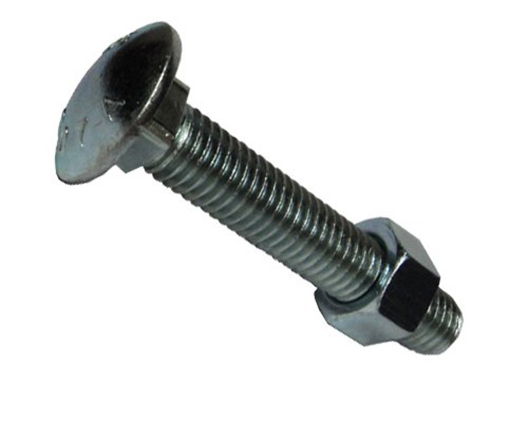 Merchants Metal FENCE 10002 Carriage Bolt 5/16 In x 1-1/4 In