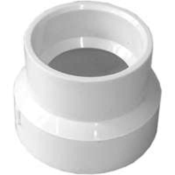 SCH40 IPEX USA LLC-CANPLAS 193022/70121 Reducing Coupling 2x1-1/2 In Hub Schedule 40 White