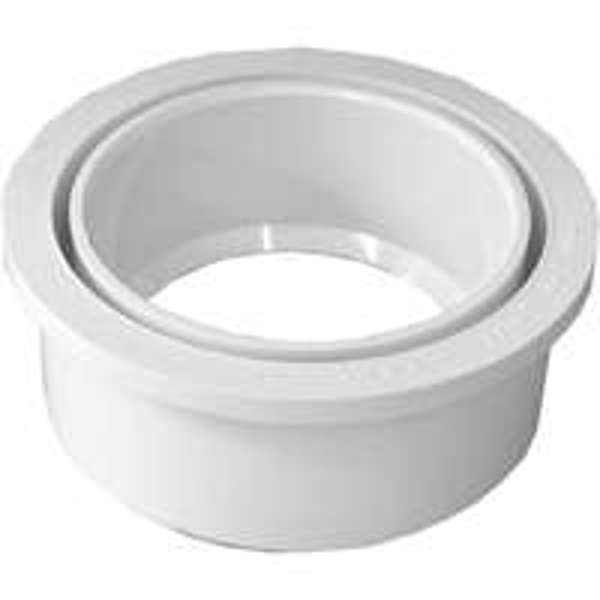 IPEX USA LLC-CANPLAS 192756 PVC Reducing Bushing 4x3 Hub White