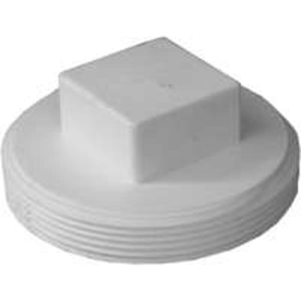 IPEX USA LLC-CANPLAS 71840 Cleanout Plug 4 Inch Schedule 40 PVC Threaded Fitting