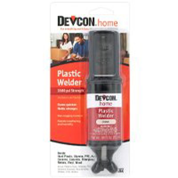 ITW Devcon 22045 Epoxy Cream Adhesive 0.84 Oz White Plastic Welder Paste Impact and Water Resistant