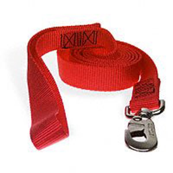Aspen Pet 0321086 Double Pet Leash 1X6 In Red Nylon
