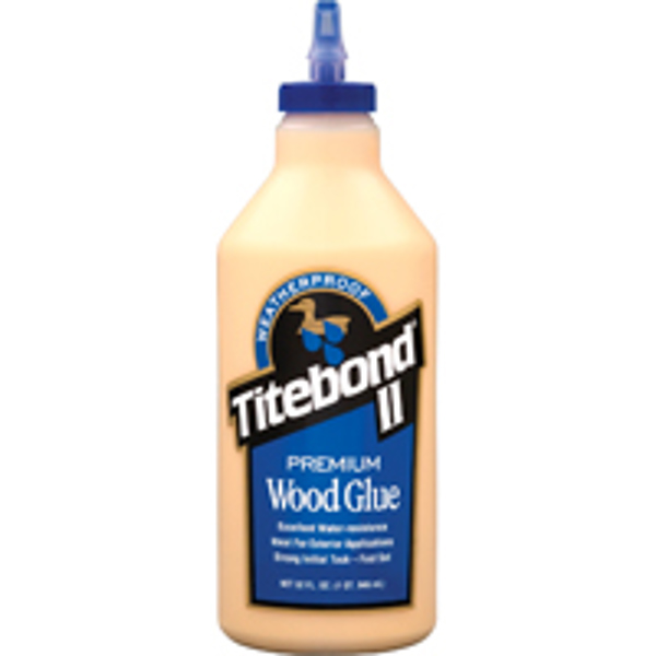 Franklin International 5005 Titebond II Wood Glue 1 Qt Capacity Waterproof PVA Adhesive