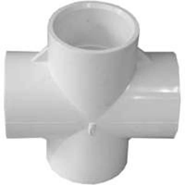 Genova Products 420010BC PVC Pipe Fitting 1 Inch Schedule 40 450 PSI White