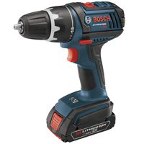 BOSCH DDS181-02 18V Drill Driver with (2) SlimPack Batteries (2.0Ah)