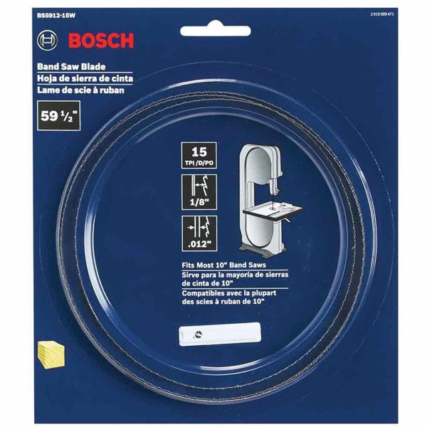 BOSCH BS5912-15W Band Saw Blade 59-1/2 In 1/8 In 15 TPI