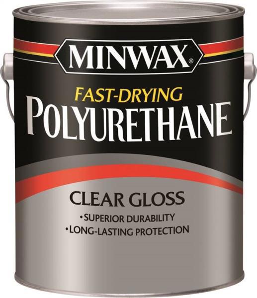 Minwax 71030000 Clear Gloss Varnish 1 Gal Fast Drying Oil-Based Mild Hydrocarbon