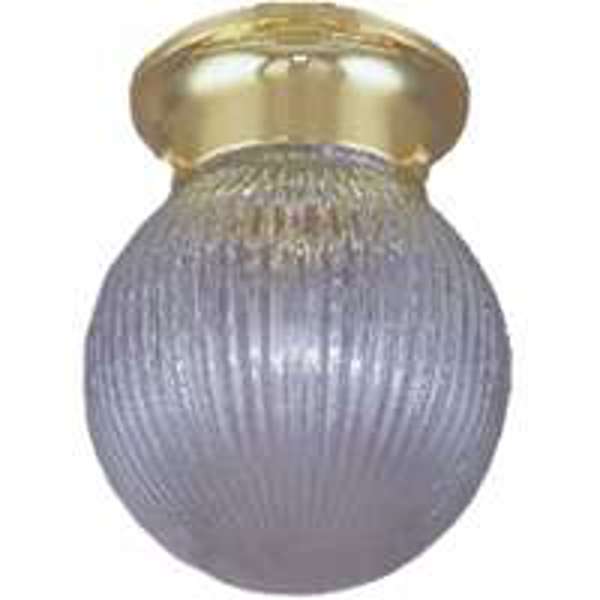Boston Harbor 6212302 Single Light Ceiling Light Brass