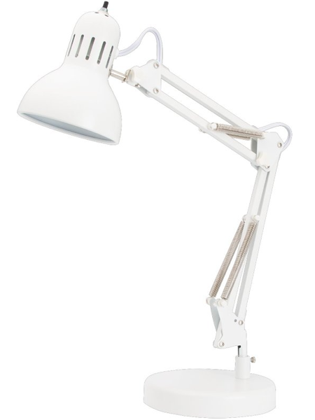 Boston Harbor TL-WK-134E-WH-3L Desk Lamp White Swing Arm