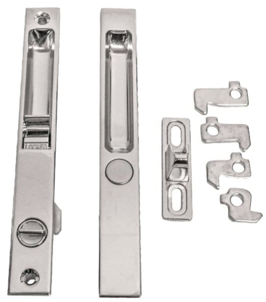 STRYBUC INDUSTRIES 13-140WC Flush Mount Handle Set of 5 White