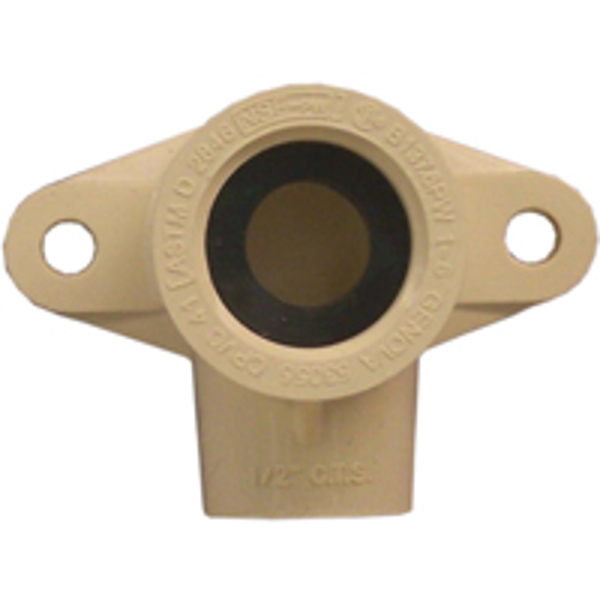 NIBCO INC 53055 Wing Elbow CPVC 1/2 In 73 Degree Slip x FIP
