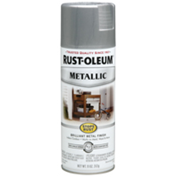 Rust-Oleum 7271830 Metallic Paint Spray 11 Oz Silver Rust Preventative