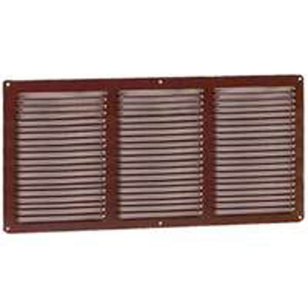 LL Building Products EAC16X8BR Under Eave Vent Aluminum 16 In x 8 In Brown