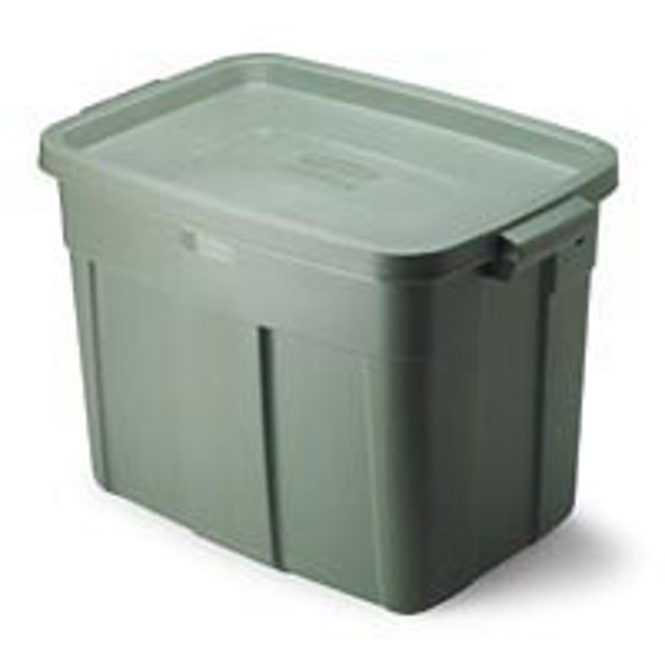 Rubbermaid FG2215CPSTEEL Steel Tote Durable 18 Gauge Impact-Resistant Polyethylene