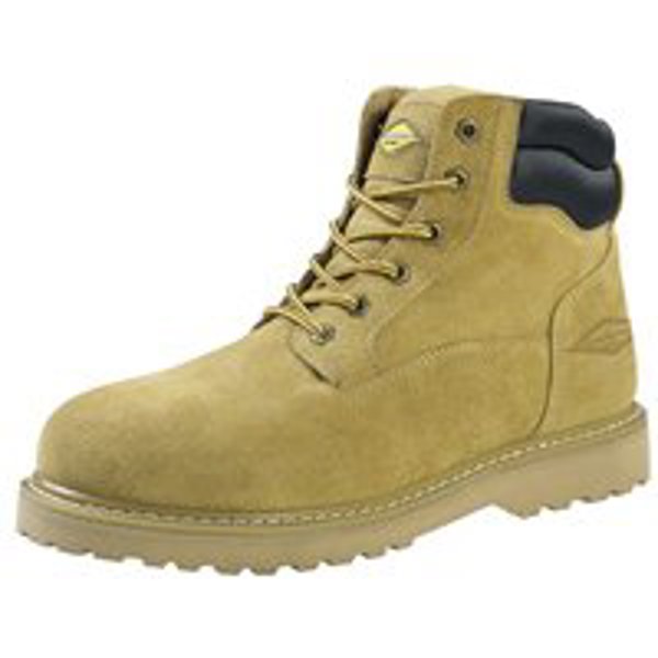 1-7.5 Diamondback Work Boot 7.5 M Suede Leather 6 In Beige