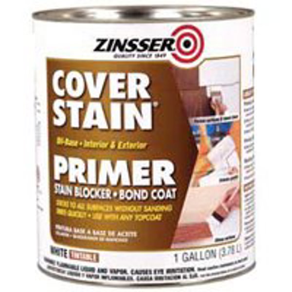Zinsser 03504 White Primer Sealer 1 Qt Interior and Exterior Flat Finish