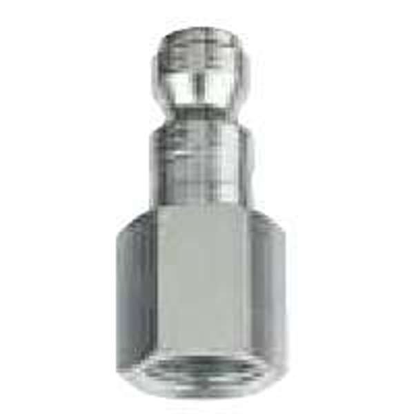 TRU-FLATE 12-135 T-Style Plug 1/4 In FNPT Steel Female