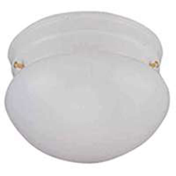VAXCEL OG24007WH Ceiling Lamp Single Light Round Fixture 120V 60 Watts A19 PR CFL Lamp White