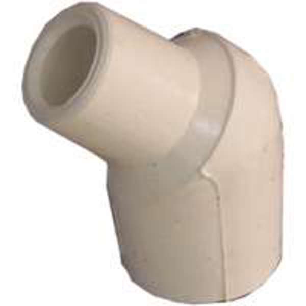 Genova Products 52707 3/4 In 45 Degree Elbow CPVC Street Slip x Spigot