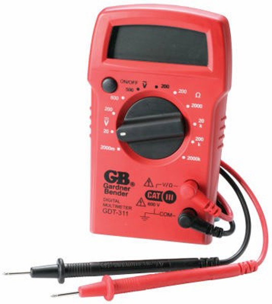 GB-Gardner Bender GDT-311 Digital Multimeter 3 Functions 11 Ranges