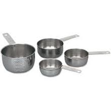 746107 4 Piece Stainless Steel Measuring Set