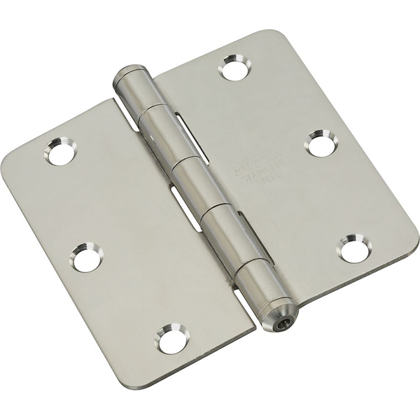 National Hardware S083-920 Stainless Steel Hinge 3.5 In x 3.5 In