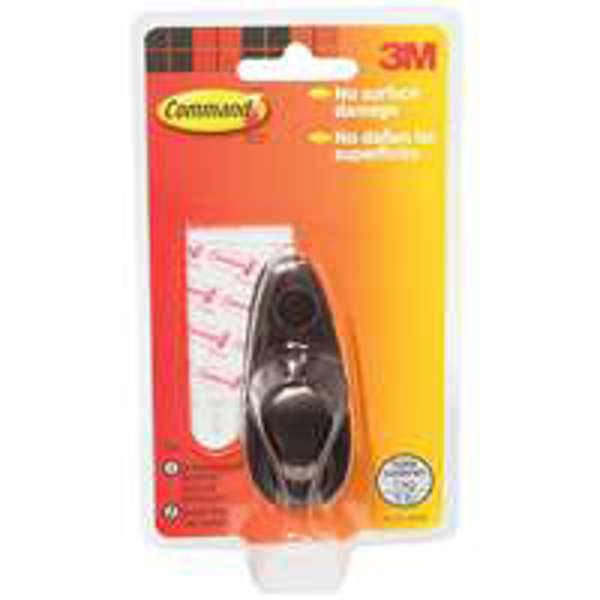 3M FC12-ORB Decorative Hook 3 Lb Metal Oil Rubbed Bronze 11/16 Inches