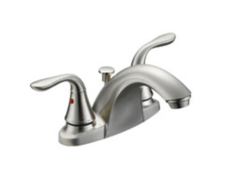 B&K FAUCETS 229-010 Lavatory Faucet 2 Handle Brushed Nickel