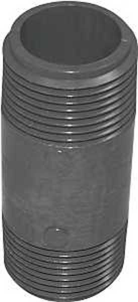 LASCO P-34-3 Gray Pipe Nipple 3/4 In x 3 In Schedule 80 PVC