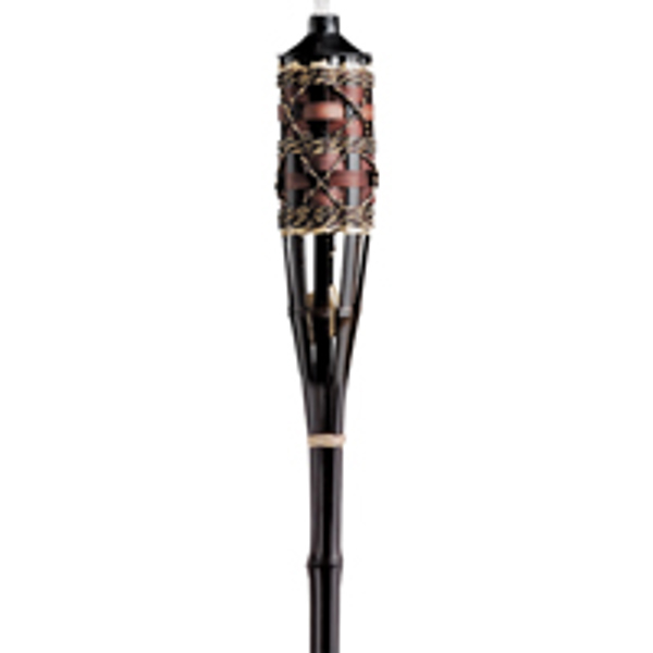 Seasonal Trends Y2567 Bamboo Torch Black Brown Mahogany Finish