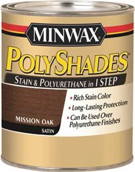 Minwax 21385 Satin Wood Stain 1/2 Pt Mission Oak