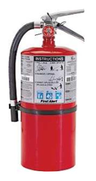 First Alert/BRK Brands PRO10 Fire Extinguisher 10 Lb Red Mounting Strap Included