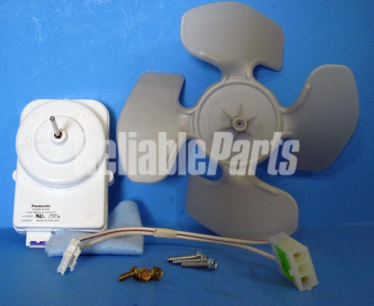 Whirlpool Repair Parts WPW10124096 Motor Condenser Comes with Fan Blade and Harness