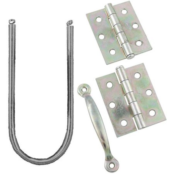 National Hardware N107-425 V90 Screen Door Set Steel Zinc