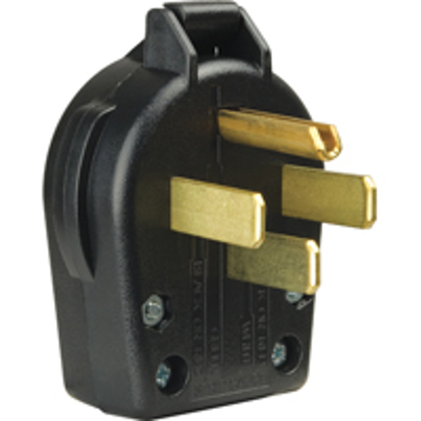 EATON-COOPER WIRING S21 Plug Angle Universal 3-Pole 4-Wire Black