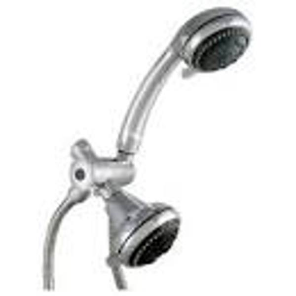 LDR Industries 520-5025CP Dual Three-Way Shower Head 5 Function